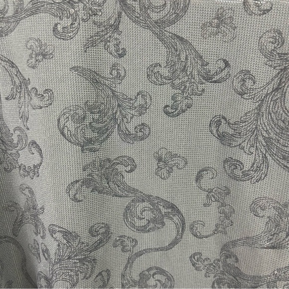 Baroque Gold by Drill Clothing Co. black mesh tee with Edwardian print size: M - Picture 3 of 8